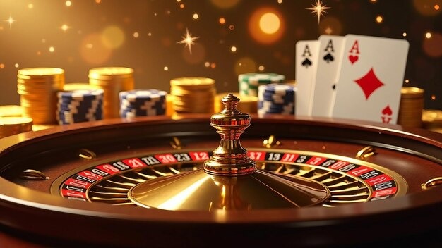 Live Casino Hold'em dealer table at joker 768